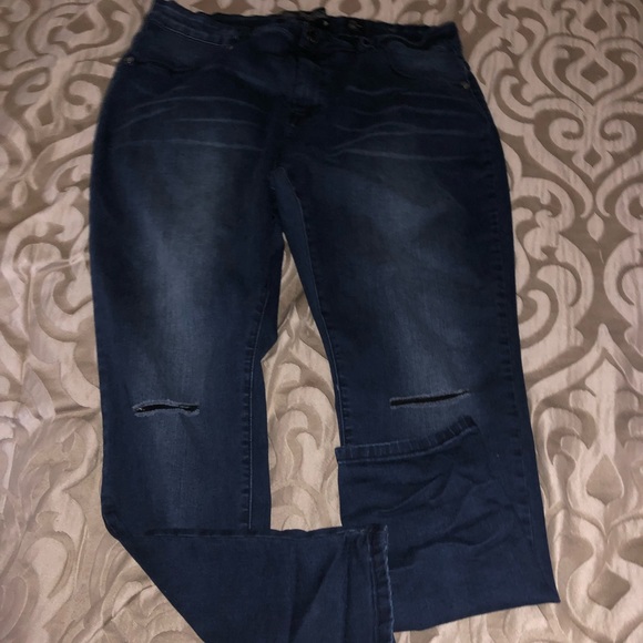 city chic ripped jeans